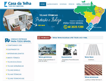 Tablet Screenshot of casadatelha.com.br